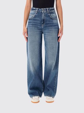 Icon Denim Los Angeles Jeans Poppy wide leg a vita alta in denim di cotone