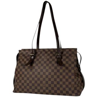 Louis Vuitton Pre-owned Tote Bags, female, Brown, Size: ONE SIZE Pre-owned Chelsea Tote Bag