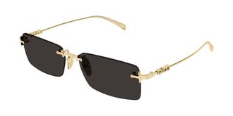 Gucci GG1941S 001 Mens Sunglasses Gold Size 56