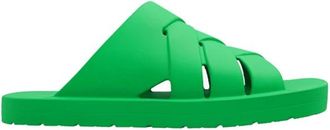 Bottega Veneta Schuifregelaars - Heren - Schoenen - Groen - Maat: 42 EU