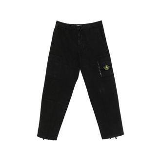 Stone Island Logo-patch Cargo Pants