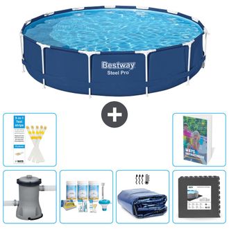 Bestway Piscina Bestway Steel Pro Redonda - 396x84 Cm - 7-piezas S233