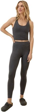 Pact On the Go-To Crop Tank Made with Organic Cotton in Charcoal Heather at Nordstrom, Size Xx-Large