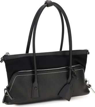 Maison Margiela Womens Shoulder Bag 5ac Black Leather Calf