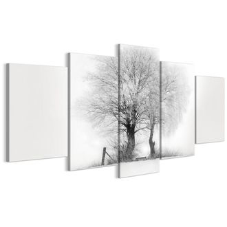 OEM Cuadro Sobre Lienzo Italiano De 100 X 50 Cm, Pent&aacute;ptico - Estilo Minimalista - Naturaleza Cuadro Sobre Lienzo Italiano De 200 X 100 Cm, Pent&aacute;ptico - E