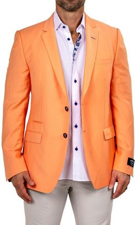Maceoo Socrates Martyr005 Sport Coat in Orange at Nordstrom, Size 2