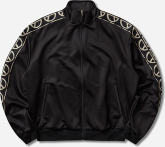 KAPITAL Men s Smooth Jersey TH.D.D. Track Jacket Black