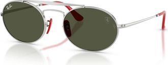 Ray-Ban Scuderia Ferrari Collectie Zonnebril - unisex - Zonnebrillen - Grijs - 54 MM - Accessoires