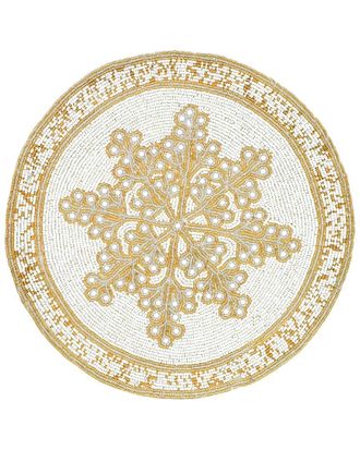 Tiramisu Gilded Snowflake Placemat