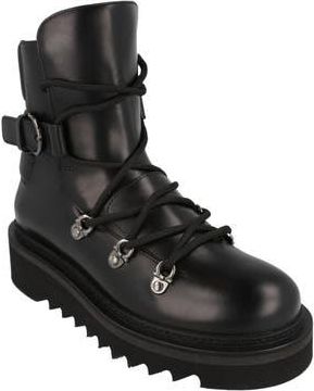 Ferragamo Elimo Leather Hiker Boot in Black at Nordstrom Rack, Size 9.5