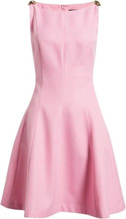 Tahari by ASL Boucl&eacute; Fit & Glare Dress in Flamingo at Nordstrom, Size 10