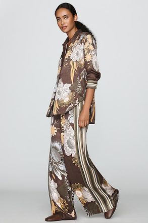 Conditions Apply Imara Satin Wide-Leg Pants