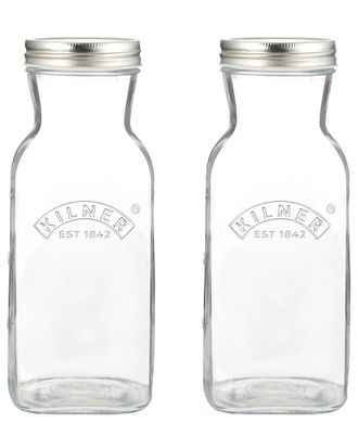 Kilner Kilner Set Of 2 Juice & Sauce Bottles