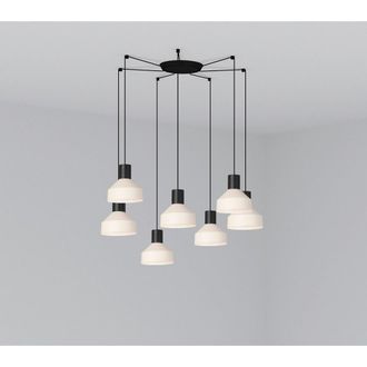 Faro Barcelona Faro Kombo - L&aacute;mpara De Techo Colgante Cluster Beige, E27