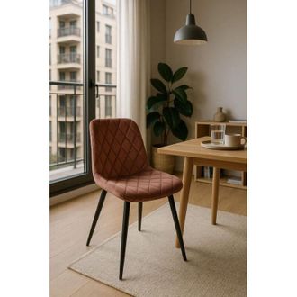 Regalos Miguel Sillas - Silla Min Terciopelo - Rosa