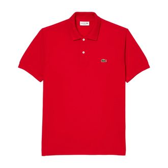 Lacoste Heren L.12.12 Original Pique Klassiek Poloshirt (Rood)