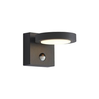 Lucande Lucande - L&aacute;mpara De Pared Exterior belna En Negro Aluminio