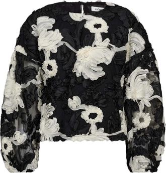Co'Couture Fleur CC Blouse - Dames - Blouses - Zwart - S - Overhemden