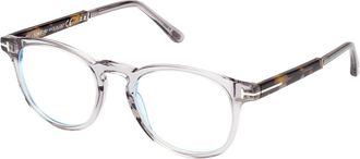 Tom Ford Blue Light Block Oval Unisex Eyeglasses FT5891-F-B 020 51