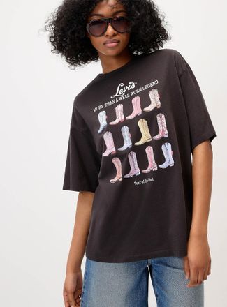 Levi's Womens Cowboy boots T-shirt
