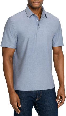 Brooklyn Brigade Solid Mapleton Luxe Cross Dyed Polo in Lt Blue at Nordstrom, Size Xx-Large