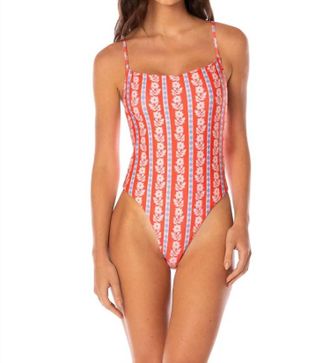Maaji Vintage Bloom Reversible Callie One Piece In Multicolor