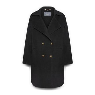 Elena Miro Mujer, Abrigos, Negro, Talla: L/Xl