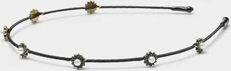 Simons Womens Pearly flower headband