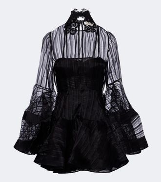 Zimmermann Abito corto Valliant con pizzo
