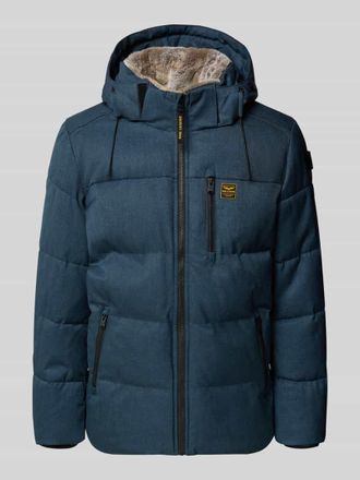 PME Legend Regular Fit Steppjacke mit Viskose-Anteil Modell YET in Marine, Größe M