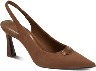 DKNY Camzy Slingback Pointed Toe Pump in Walnut at Nordstrom, Size 7.5