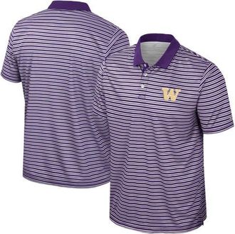 Colosseum Mens Colosseum Purple Washington Huskies Striped Polo at Nordstrom, Size Xx-Large