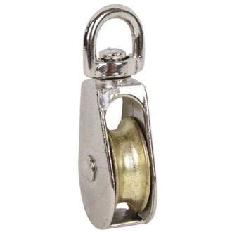 cofan Polea Simple Giratoria Niquelada (&oslash;30mm) Caja 25 Unid. - Cofan