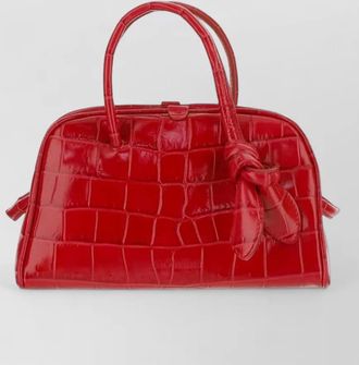 Jacquemus le turismo calf leather knotted tote bag