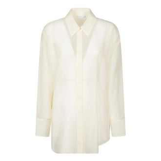 Patrizia Pepe Patrizia Pepe, Shirts, female, White, Size: XS Long Sleeve Shirt