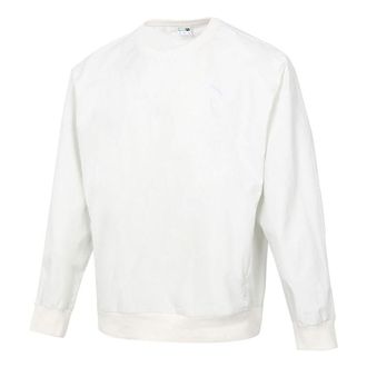 Puma Classic Woven Crew Sweatshirt White 530004-05