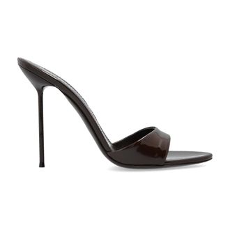 PARIS TEXAS Heeled Mules, female, Brown, Size: 11 US Heeled Mules Lidia