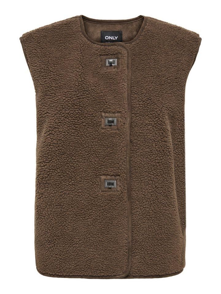 Only Damen Weste Steppweste Damenweste Outdoor Kapuzenweste Jacke
