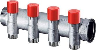 Far Far 3923 Collettore Con Detentore Diam.1 Maschio Femmina X 24/19g 4 Derivazioni - 3923 104