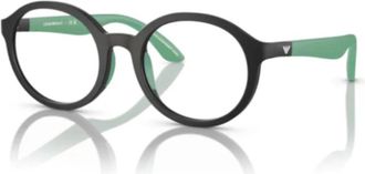 Emporio Armani Ek 3005 Vista Optisch Montuur - unisex - Brillen - Zwart - 46 MM - Nylon - Accessoires