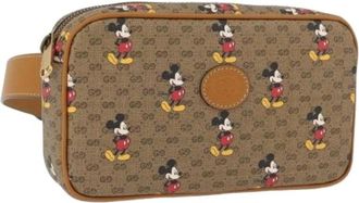 Gucci Pre-owned Belt Bags, female, Beige, Size: ONE SIZE Pre-owned Vintage Micro Small GG Canvas Waist Bag