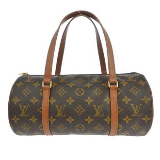 Louis Vuitton Papillon Handbag Monogram Canvas Brown Canvas Handbag (Pre-Owned)