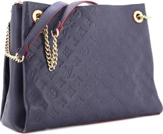 Louis Vuitton Surene Handbag Monogram Empreinte Leather MM shoulder bag - Blu