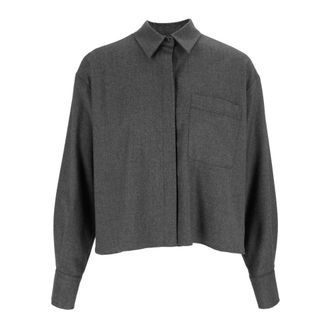 Antonelli Abelia R1366 overhemd - Dames - Blouses & Shirts - Grijs - Maat: XL