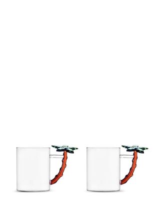 Ichendorf Savannah mugs (set of two) - unisex - Borosilicate Glass - One Size - White