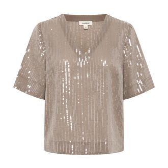 Soaked In Luxury Overhemden, Dames, Grijs, M, Blouses