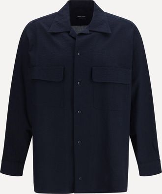 Giorgio Armani Camicia in cotone con colletto classico Man M