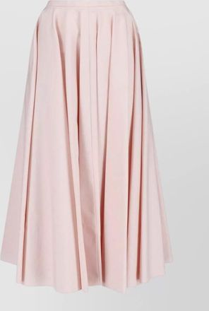 Givenchy high waisted midi pleated skirt design