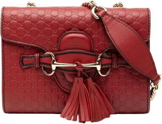 Gucci Borsa a tracolla Microguccissima Emily mini 2000-2015 - Rosso