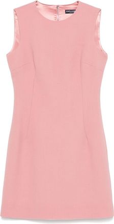 Dolce & Gabbana DNA jurk van scheerwol - Roze